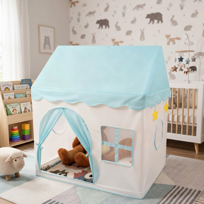 Kids Playhouse Tent Cottage – Foldable Play Tent for Boys & Girls