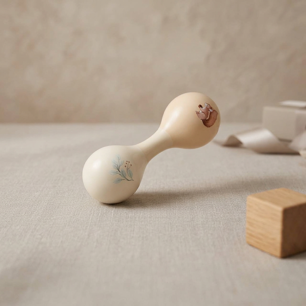 Squirrel Music Set – Wooden Montessori Instruments for Kids